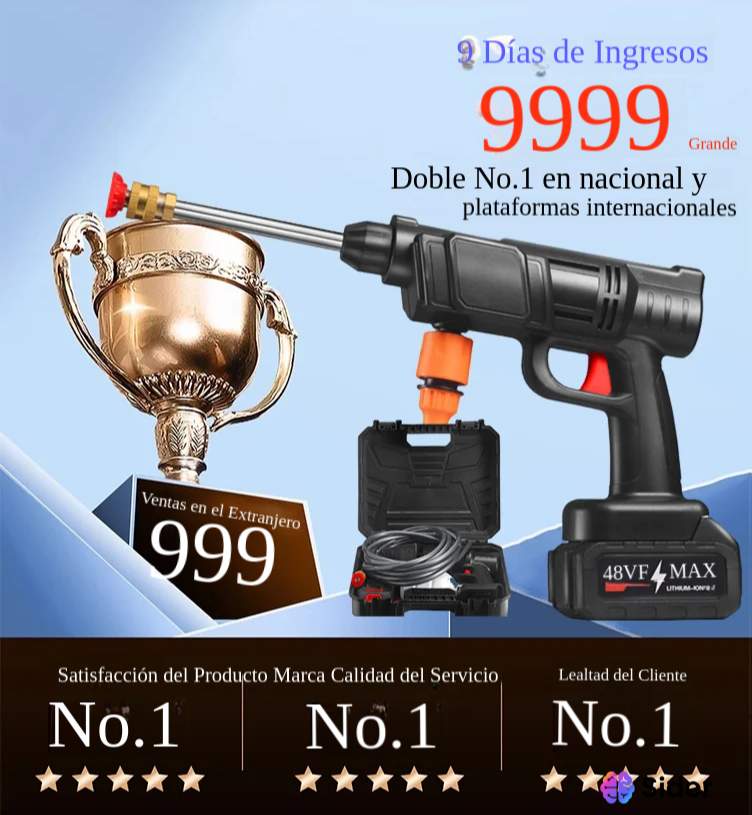 HIDROTECH™ - HIDROLAVADORA CON 2 BATERIAS DE 48V